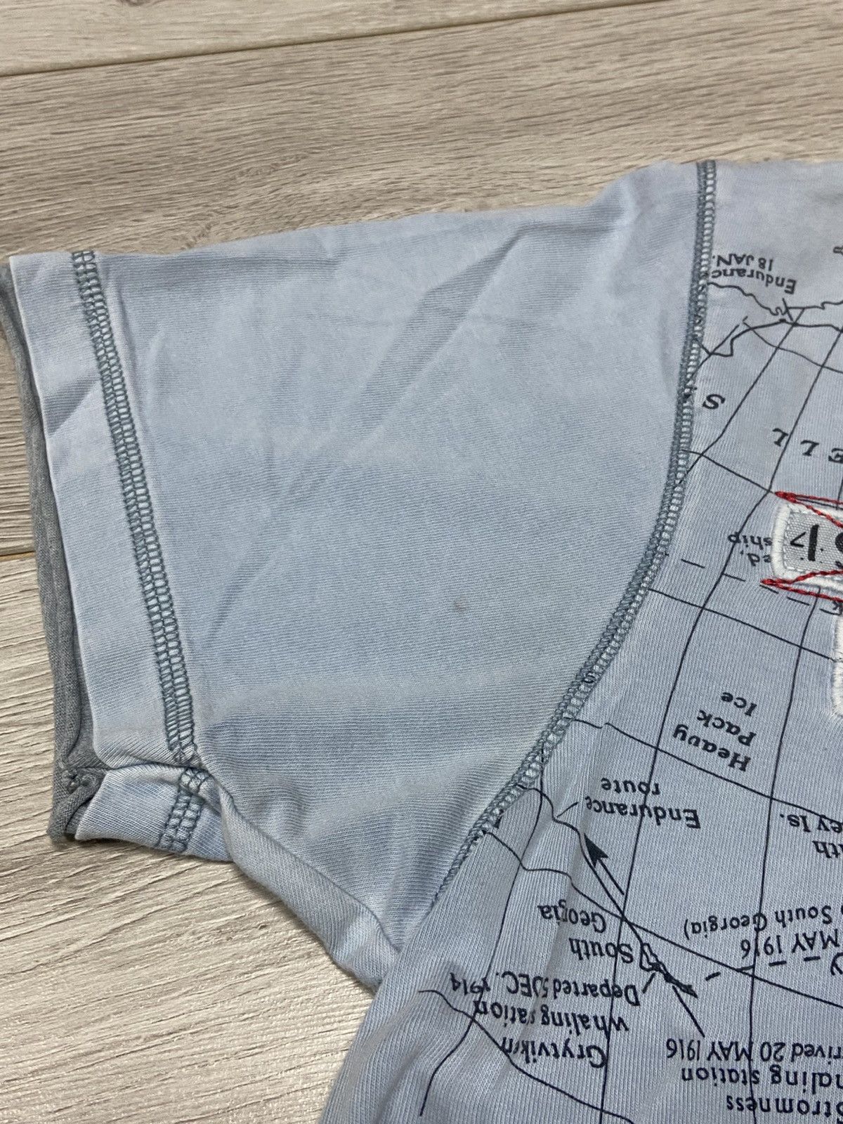 Nigel Cabourn Nigel Cabourn vintage map 🗺️ t-shirt Size US XL / EU 56 / 4 - 6 Thumbnail