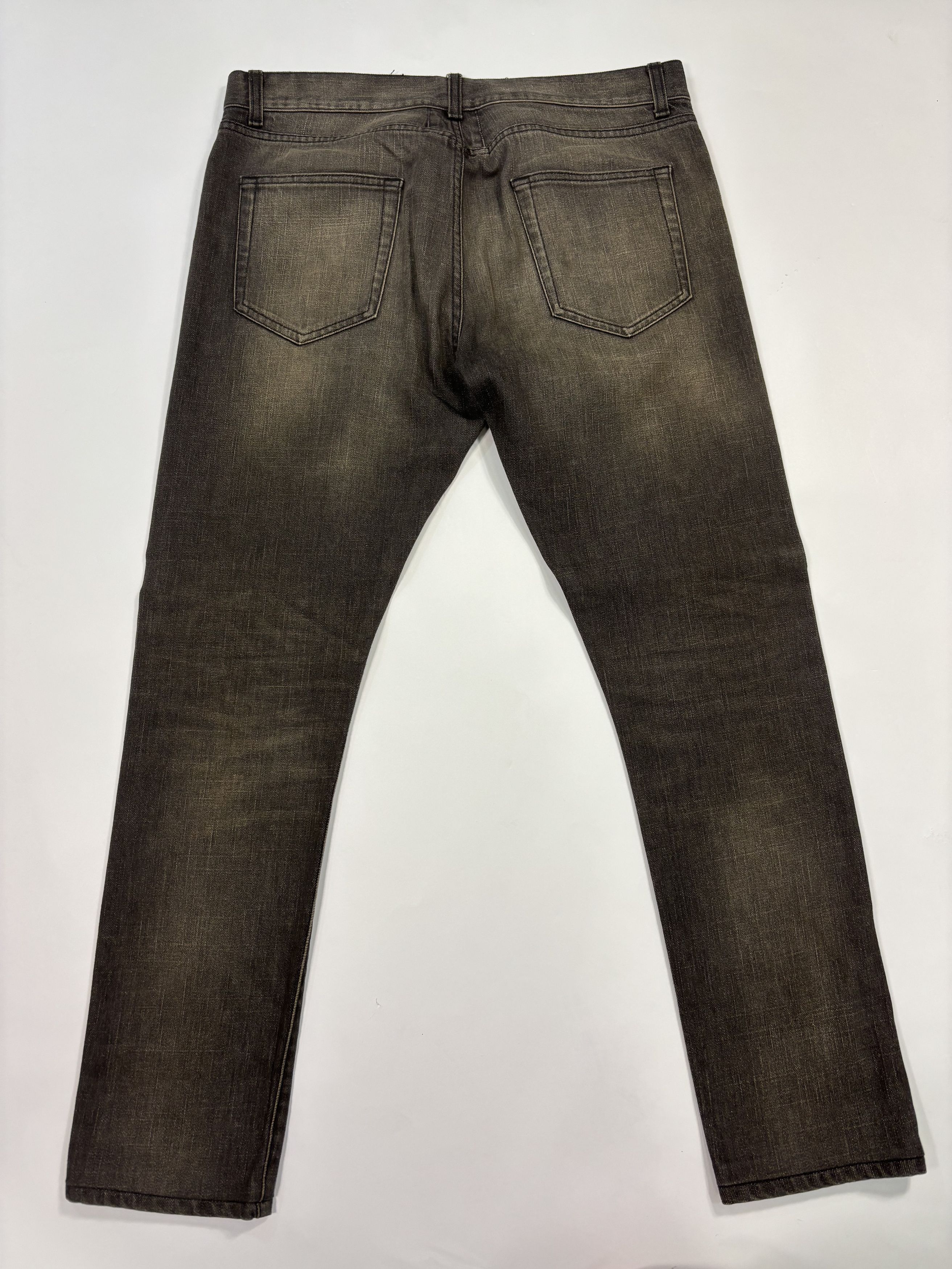 Saint Laurent Paris Saint Laurent Faded Design Black Pants Size US 34 / EU 50 - 4 Thumbnail
