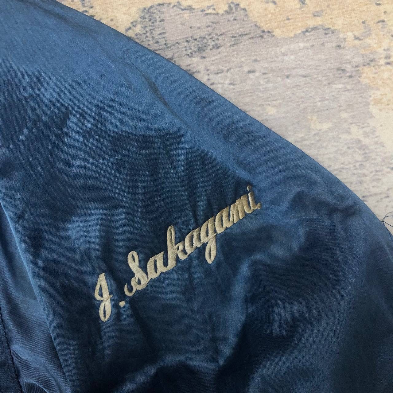 Japanese Brand × Vintage Y685. VTG BASEBALL LONGSHOREMEN YOKOHAMA SAKAGAMI JACKET Size US L / EU 52-54 / 3 - 11 Thumbnail