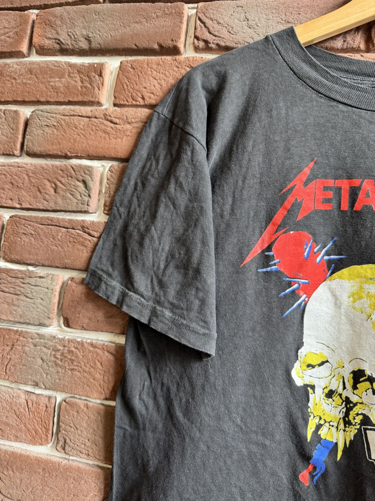 Band Tees Metallica Damage Inc Pushead Metal Band 90s Vintage T-Shirt Size US M / EU 48-50 / 2 - 5 Thumbnail