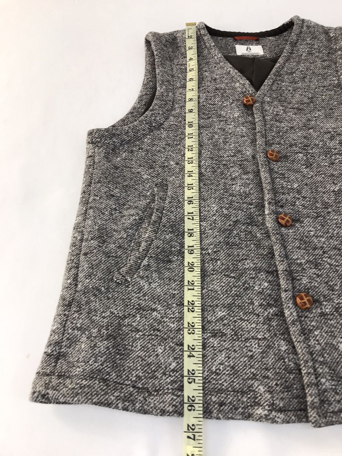 Hush Puppies Vintage Vest Hush Puppies Wooden Button Up Style Size US M / EU 48-50 / 2 - 11 Thumbnail