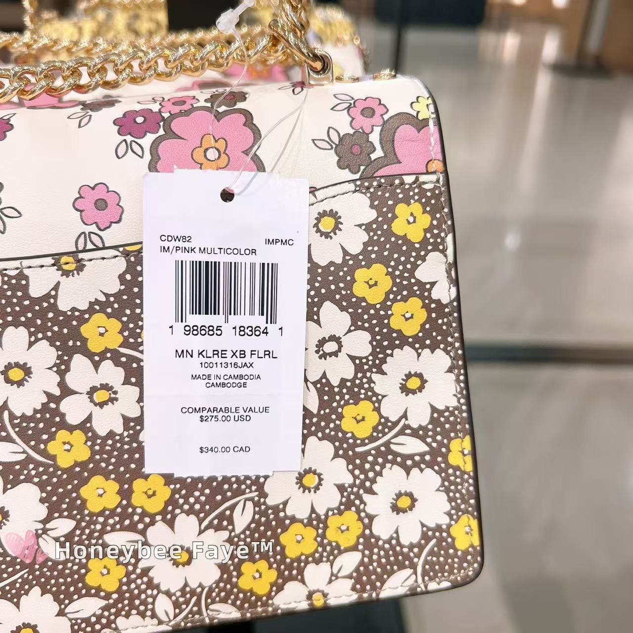 Coach Mini Klare Crossbody Bag With Floral Print CDW82 Size ONE SIZE - 5 Thumbnail