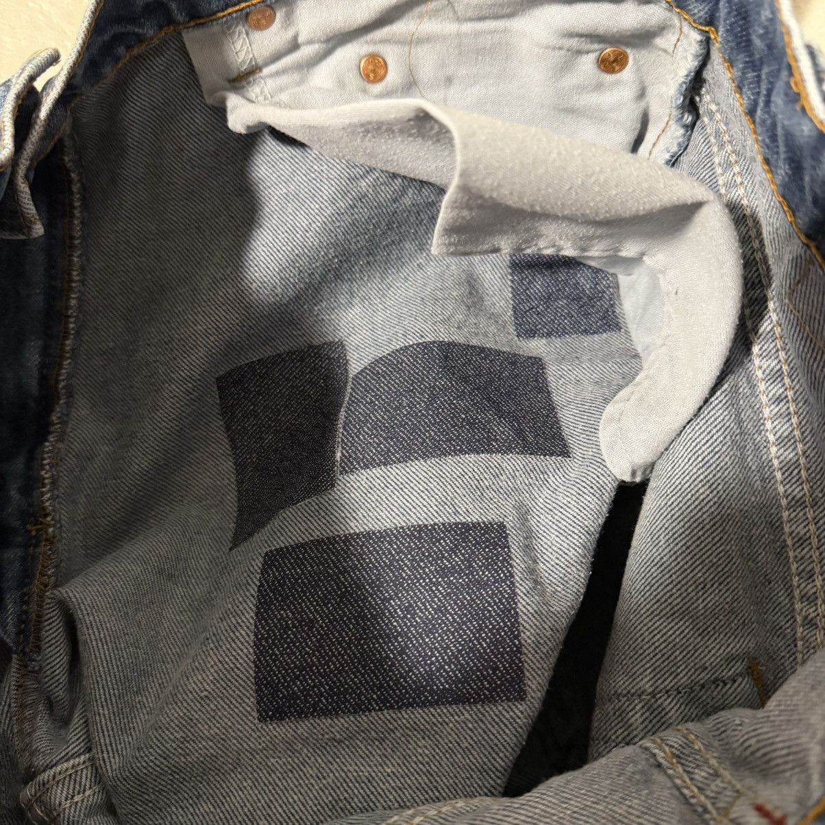 Levi's Repaired Vintage Levi’s 517 Bootcut Jeans Size US 34 / EU 50 - 4 Thumbnail