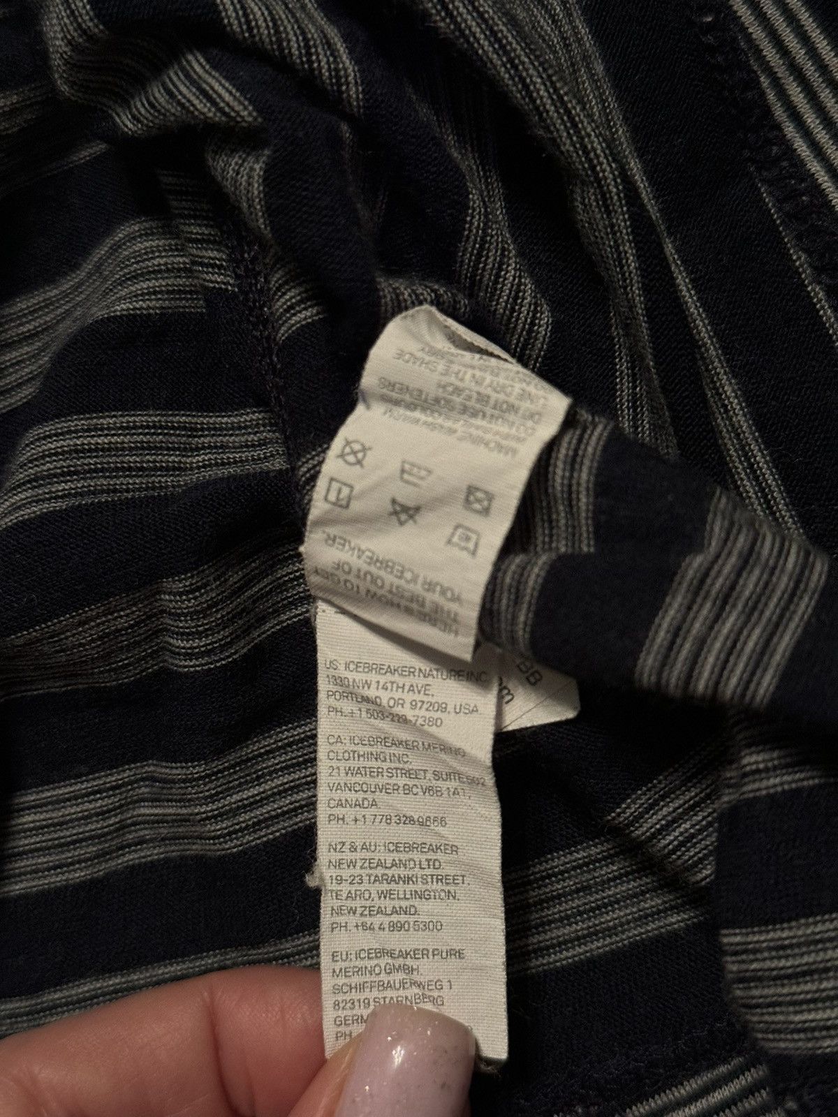Designer × Icebreaker Icebreaker 100% merino wool striped thermo longsleeve Size M / US 6-8 / IT 42-44 - 7 Thumbnail