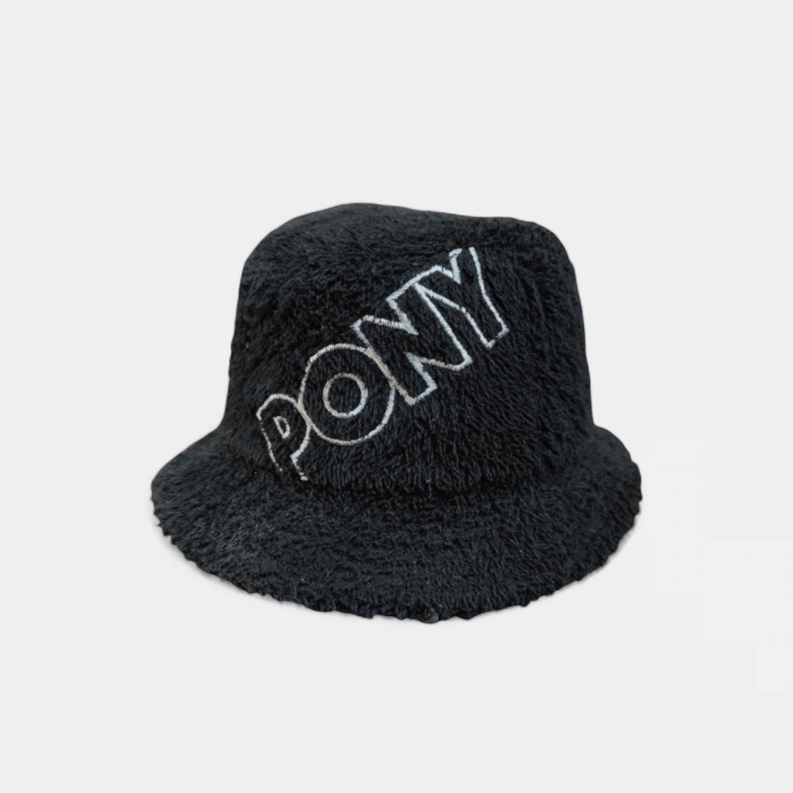 PONY Pony X LDS Fleece Black Bucket Hat Cap Size ONE SIZE - 1 Thumbnail