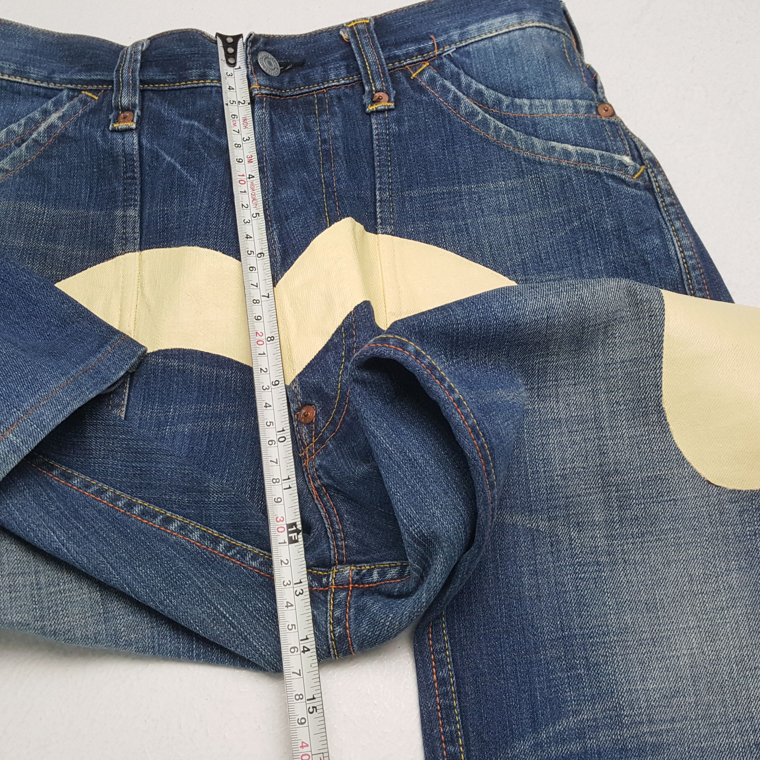 Evisu EVISU Japanese Brand Streetwear Custom Daicock Style Jeans Size US 31 - 8 Thumbnail