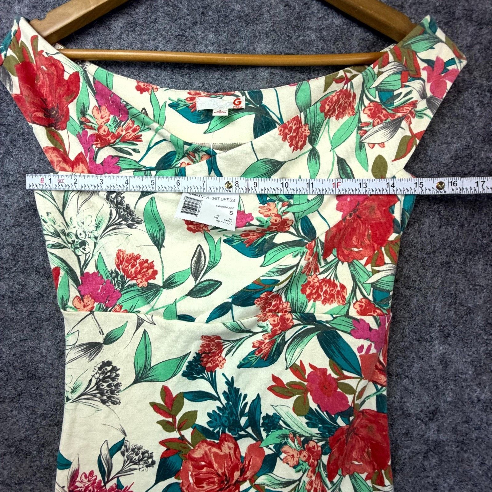 Guess Guess Fernanda Dress S Garden Romantic 50s Inspired Picnic Size S / US 4 / IT 40 - 4 Thumbnail