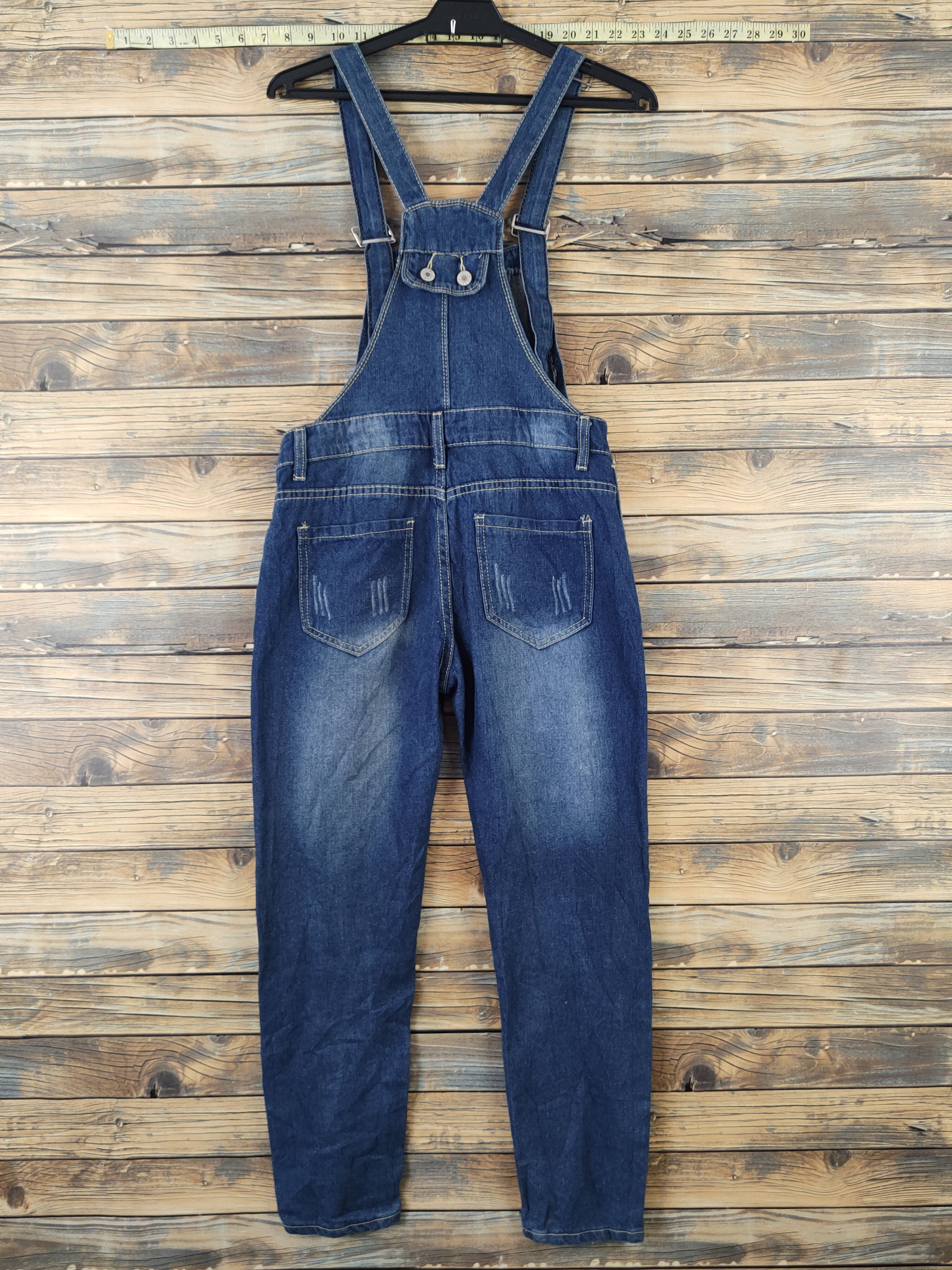 Japanese Brand × Vintage Vintage Japanese Brand Blue Denim Jumpsuits Size 30" / US 8 / IT 44 - 10 Thumbnail