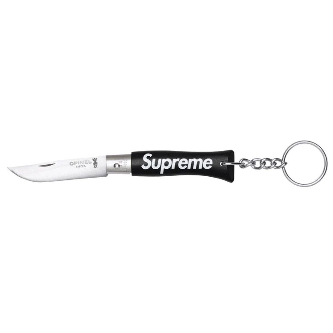 Supreme Supreme Opinel Keychain Knife Black Size ONE SIZE - 7 Thumbnail