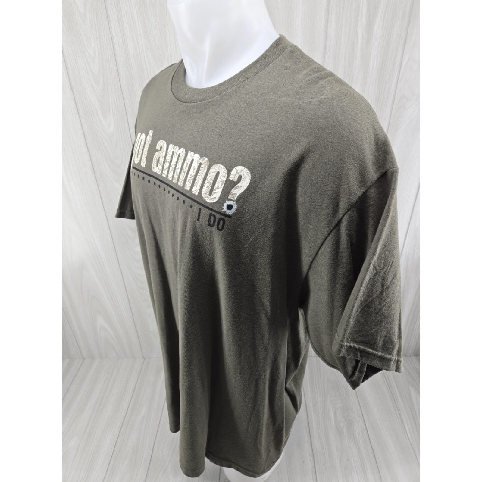 Vintage Academy Sports Outdoors Got Ammo I Do Men’s 2XL Army Green T Shirt Size US XXL / EU 58 / 5 - 5 Thumbnail