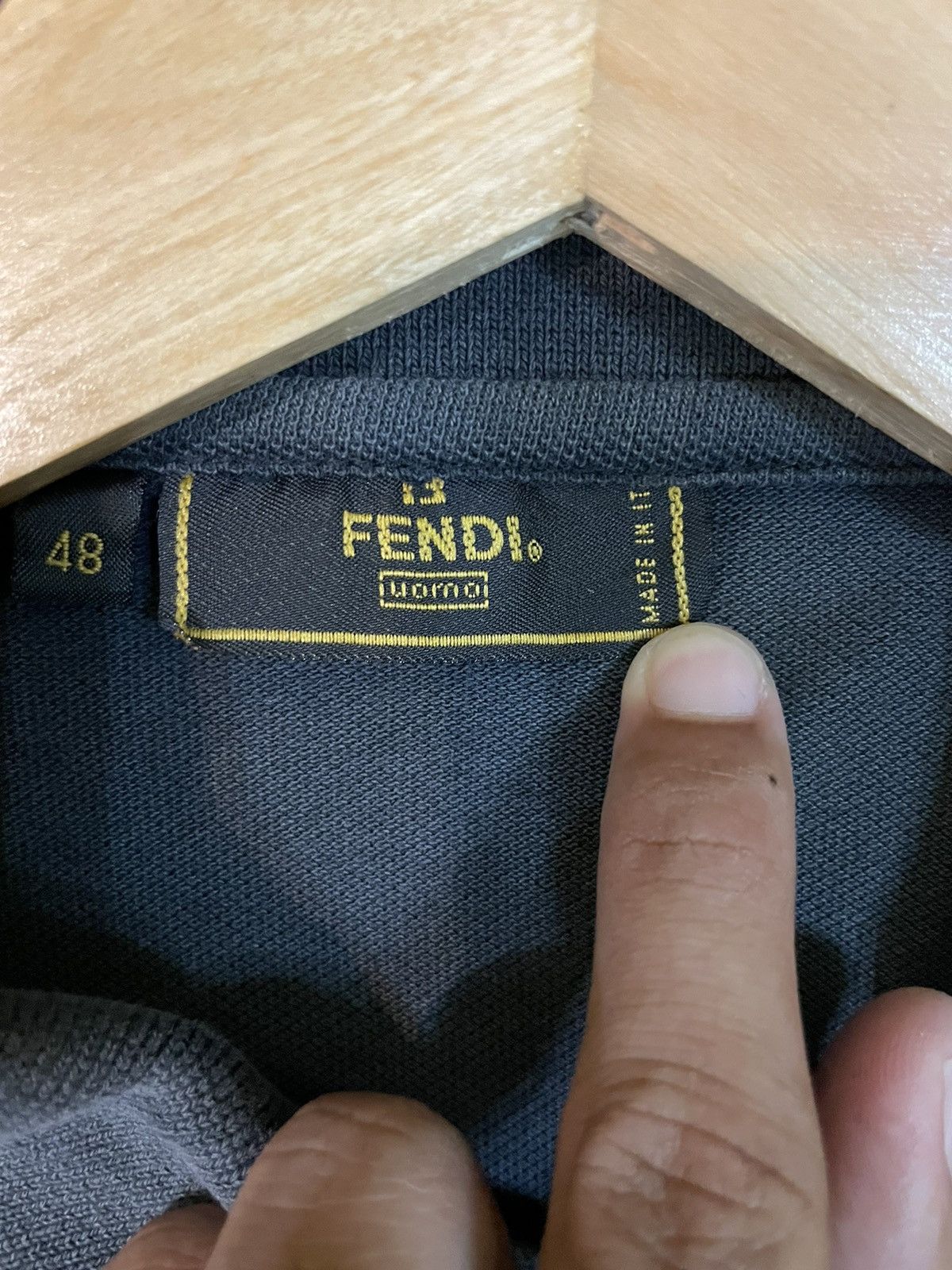 Fendi Fendi Polo Tshirt Size US M / EU 48-50 / 2 - 2 Thumbnail