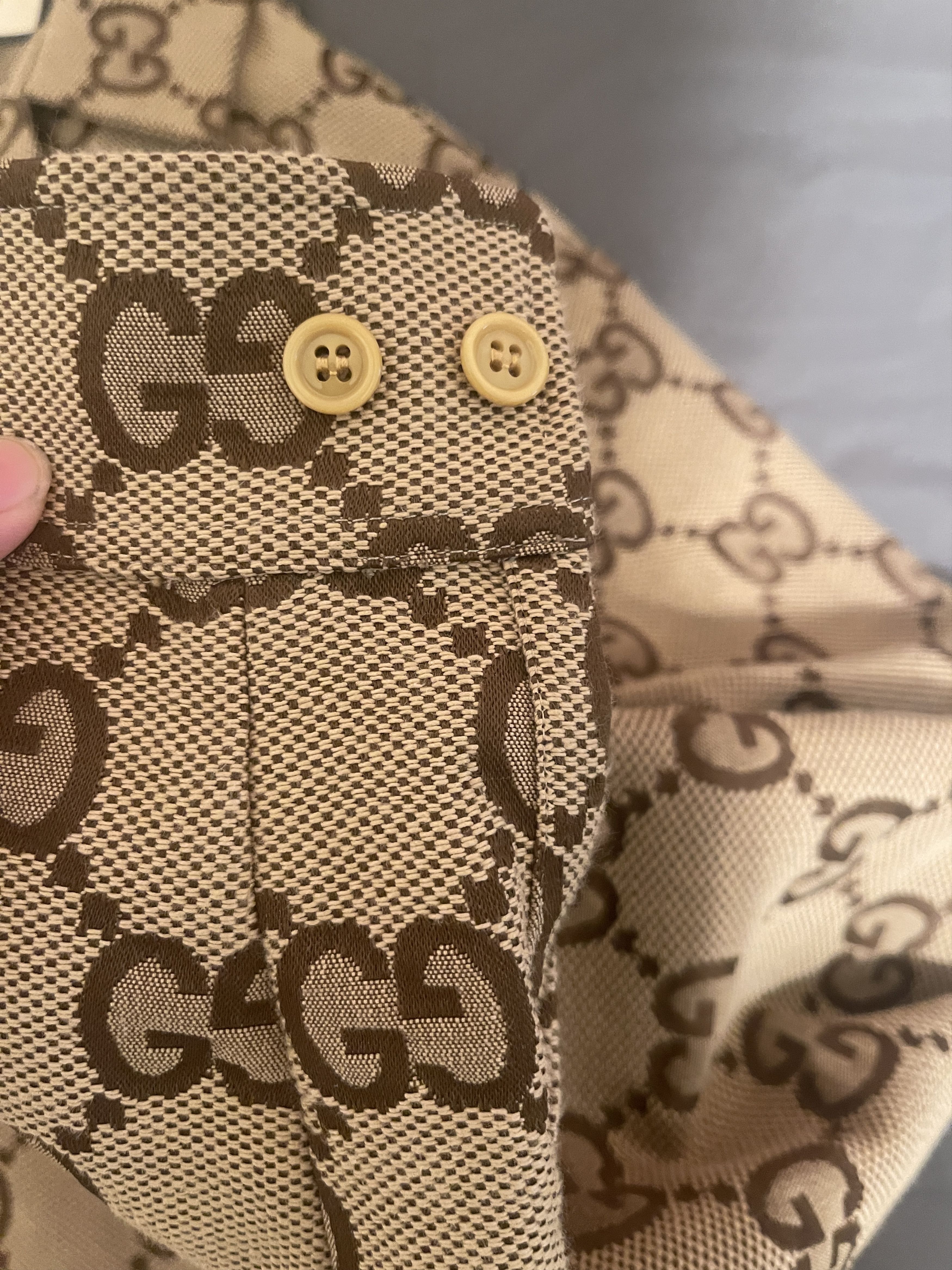 Gucci Gucci Maxi GG canvas shirt Size US S / EU 44-46 / 1 - 4 Thumbnail