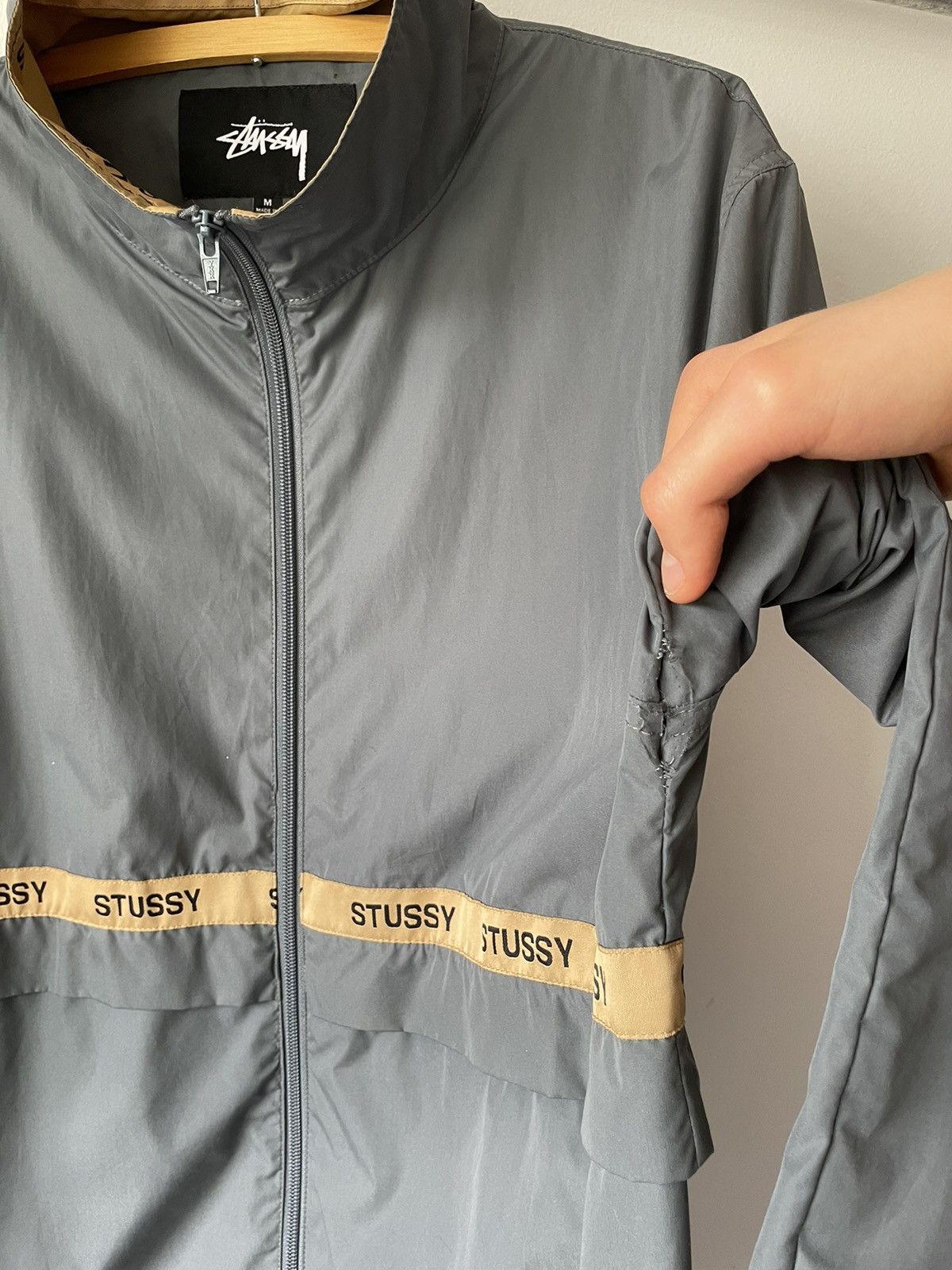 Stussy Stussy Lewis Track Jacket Windbreaker Size US M / EU 48-50 / 2 - 5 Thumbnail