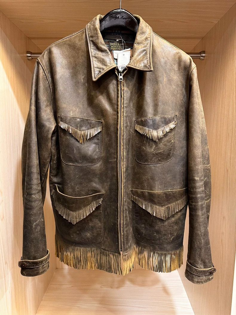 RRL Ralph Lauren RRL Ralph Lauren Cow leather vintage vintage four bag West Size US XXL / EU 58 / 5 - 1 Thumbnail