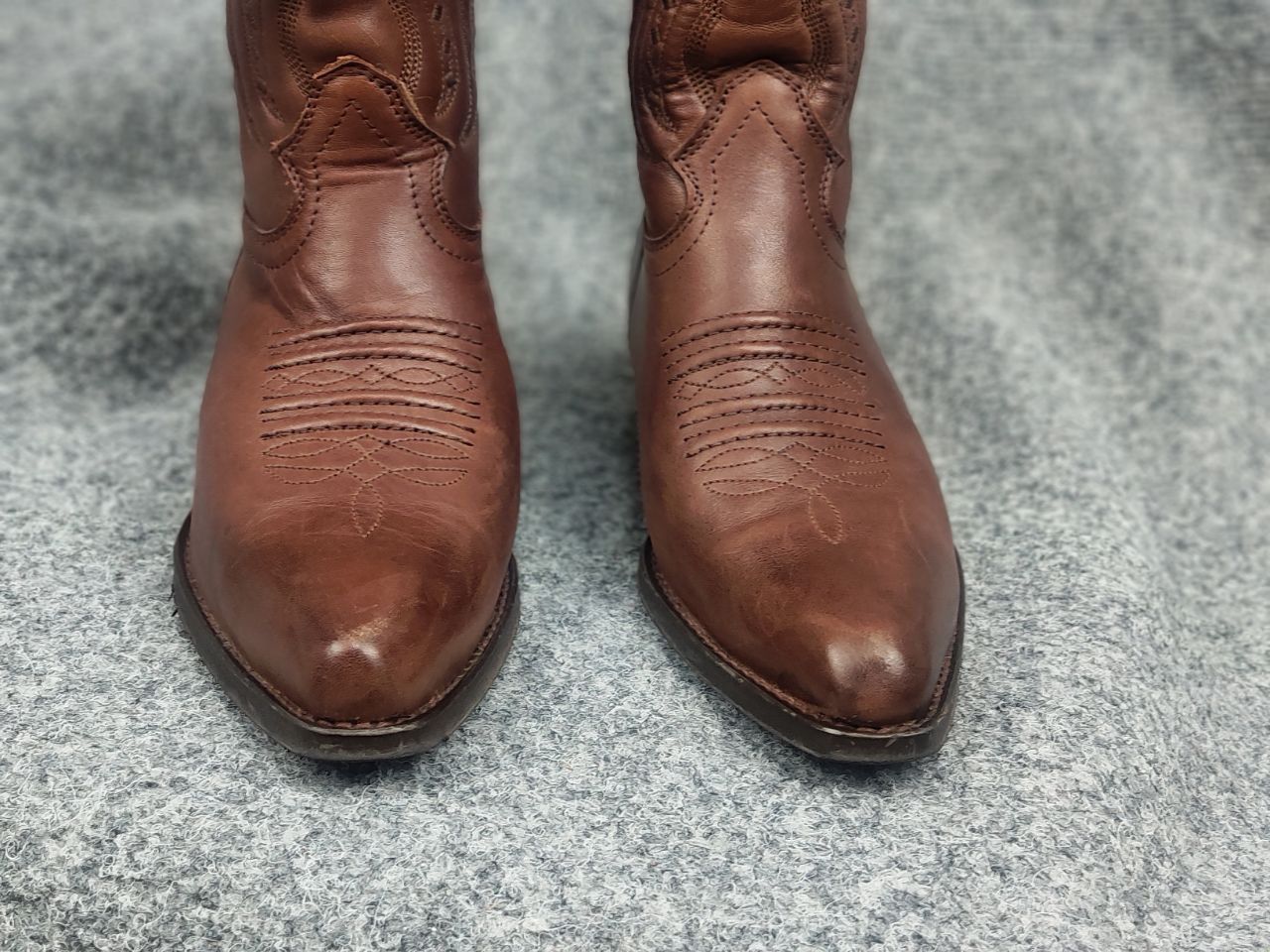Sancho Boots Vintage 90's Joe Sanchez embroidered Western Cowboy Boots Size US 7 / IT 37 - 5 Thumbnail