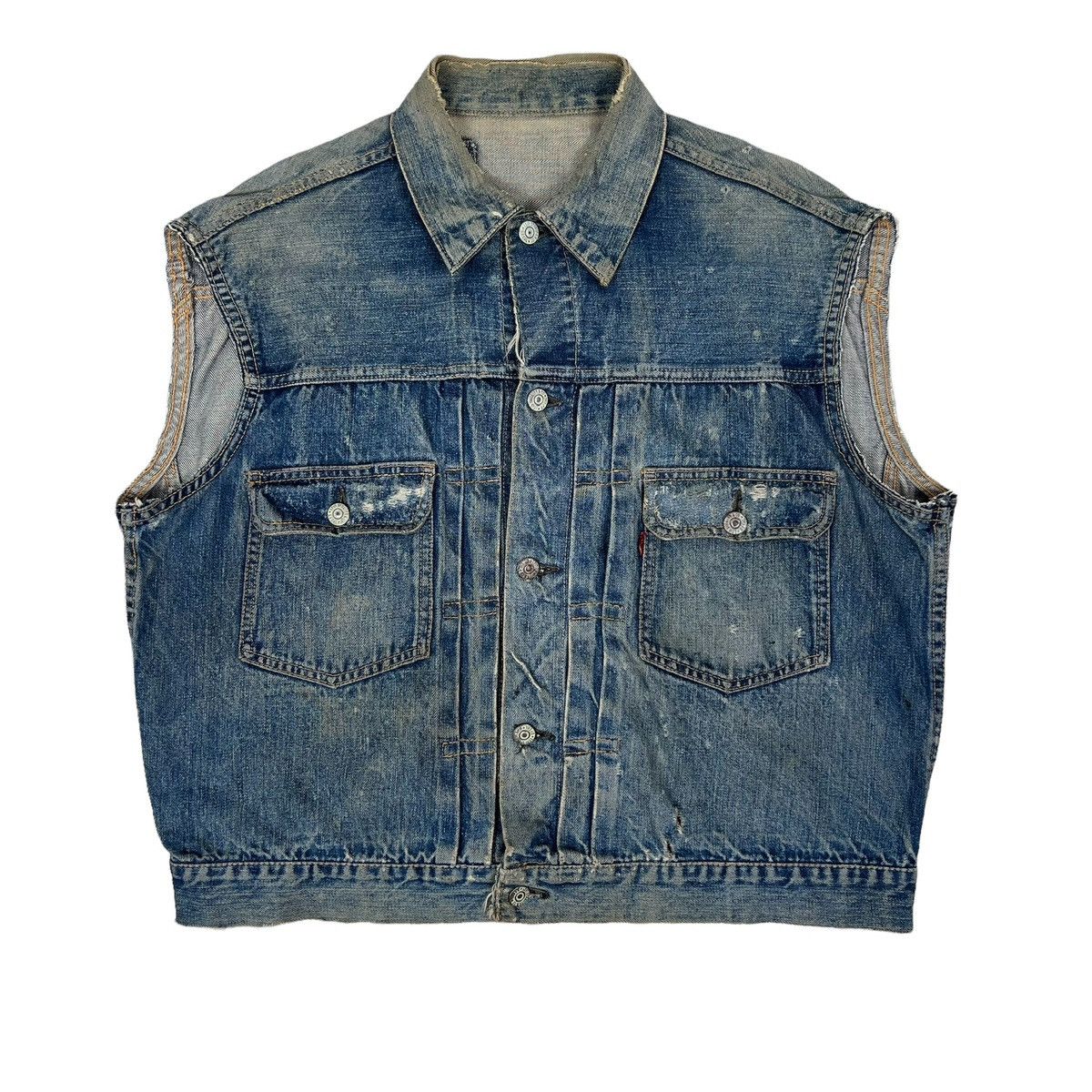 トップス 50's LEVI'S 506XX DENIM VEST Levis 506 Xx Jacket | Grailed