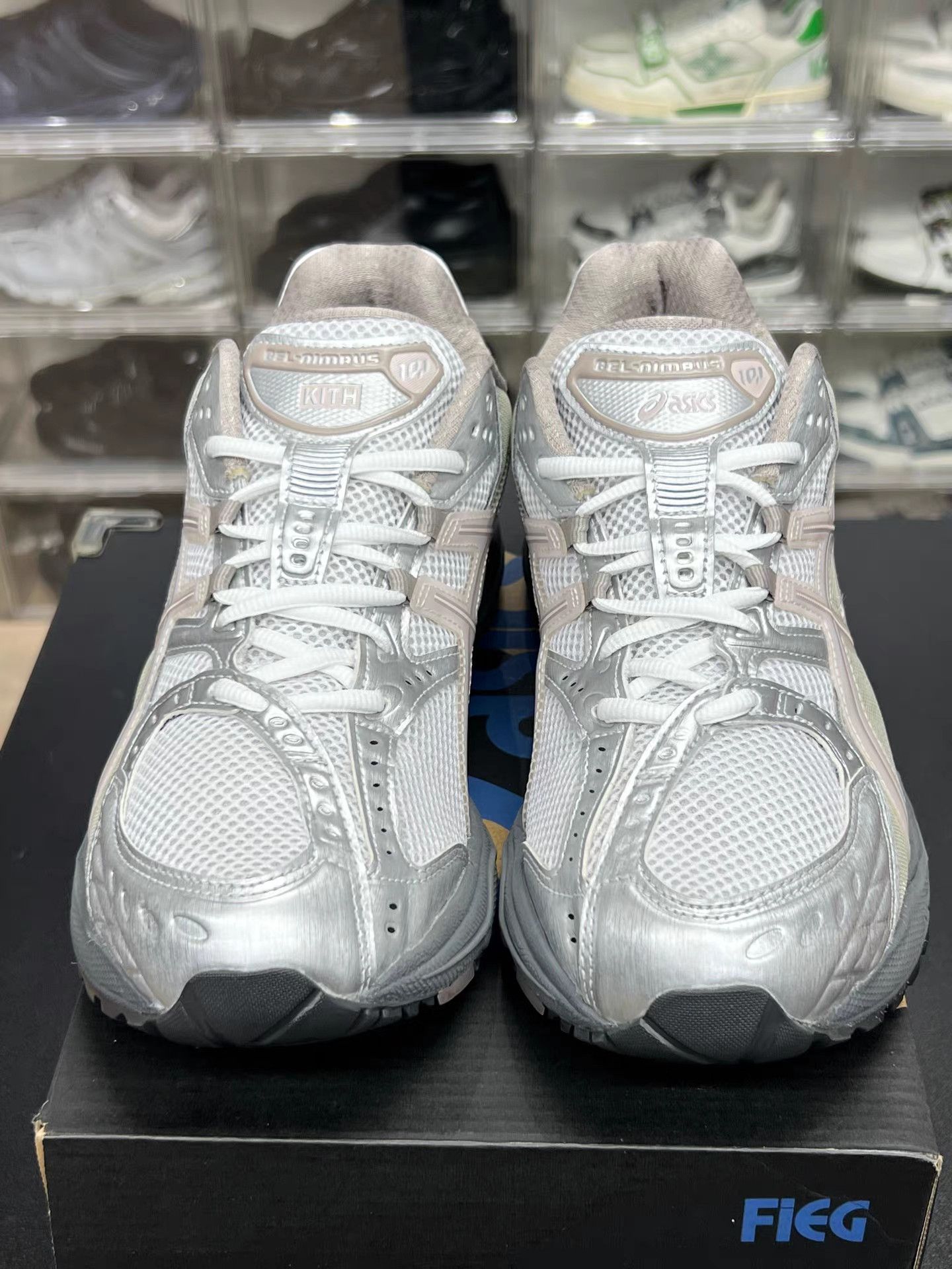 Asics KITH ASICS Gel-Nimbus Off-White Sneakers K15 Size US 11 / EU 44 - 2 Thumbnail