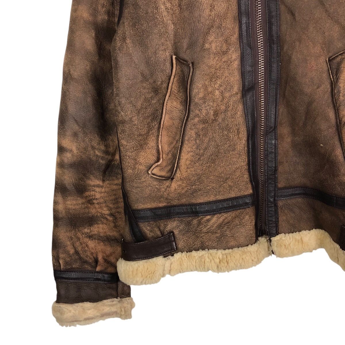 Aero Leathers × Vintage Vintage B3 Leather Jacket Shearling Cooper Genuine Made Usa Size US S / EU 44-46 / 1 - 5 Thumbnail