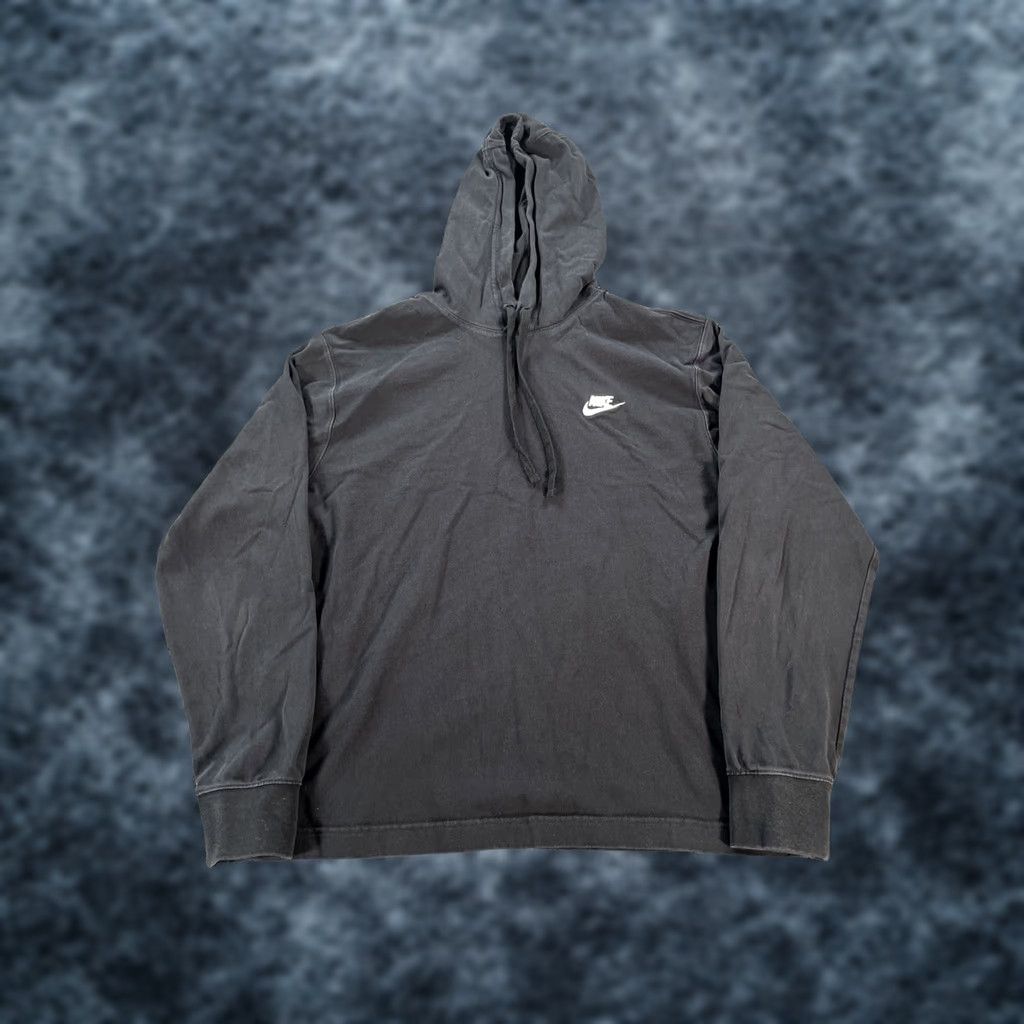 Nike Nike Sportswear Club Fleece Pullover Hoodie Mens Med Black Hooded Sweatshirt Size US M / EU 48-50 / 2 - 1 Thumbnail