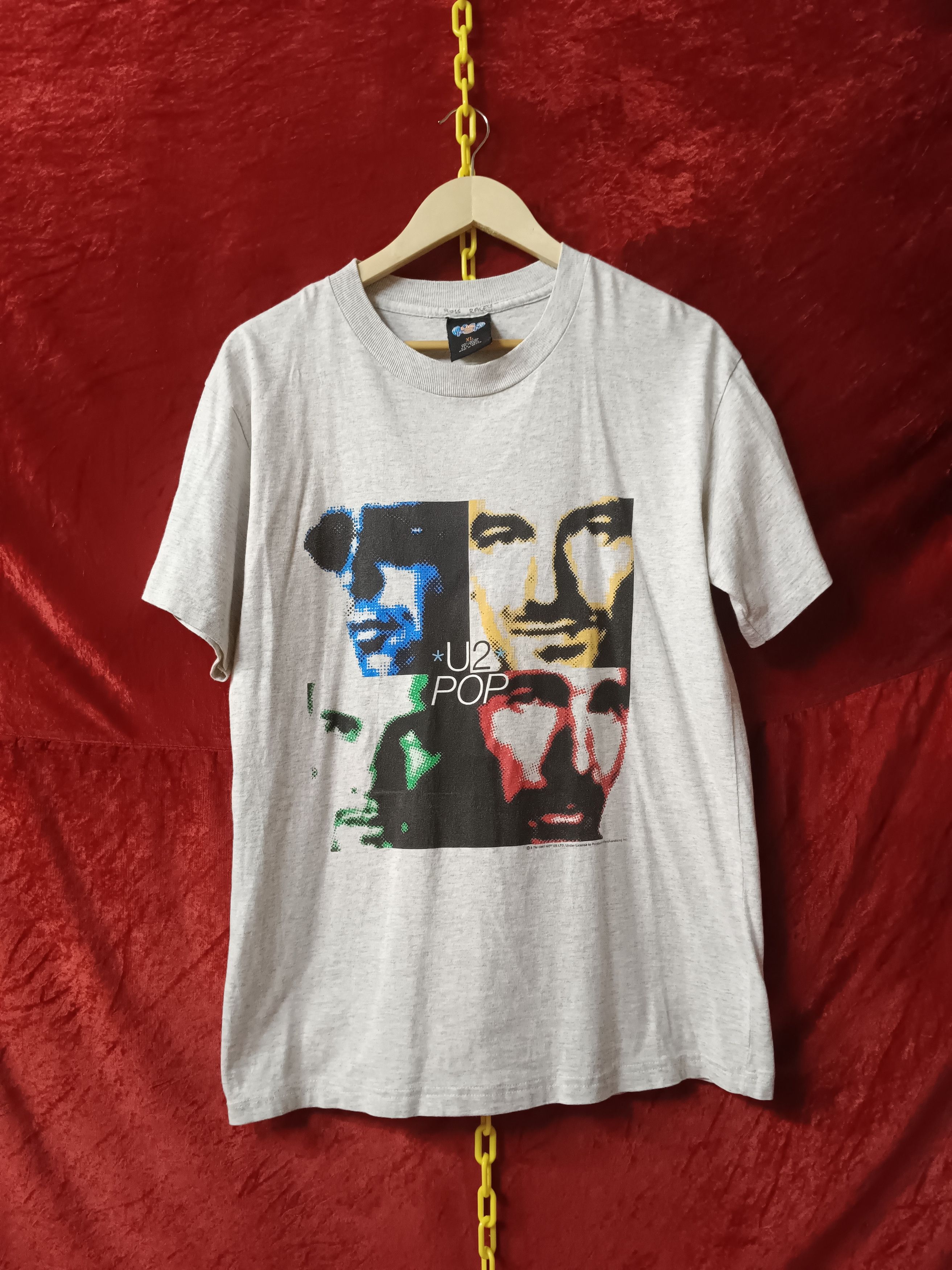 Band Tees Pop Rock Band U2 Pop Mart Tour Tee Size US XL / EU 56 / 4 - 3 Thumbnail