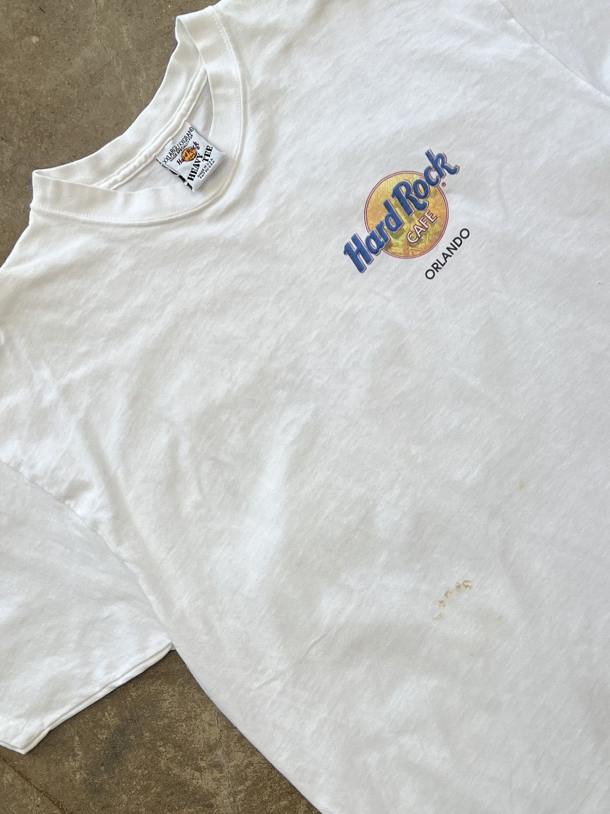 Hard Rock Cafe Vintage Hard Rock Cafe Orlando Landmark Vacation Tee XXL Size US XXL / EU 58 / 5 - 4 Thumbnail