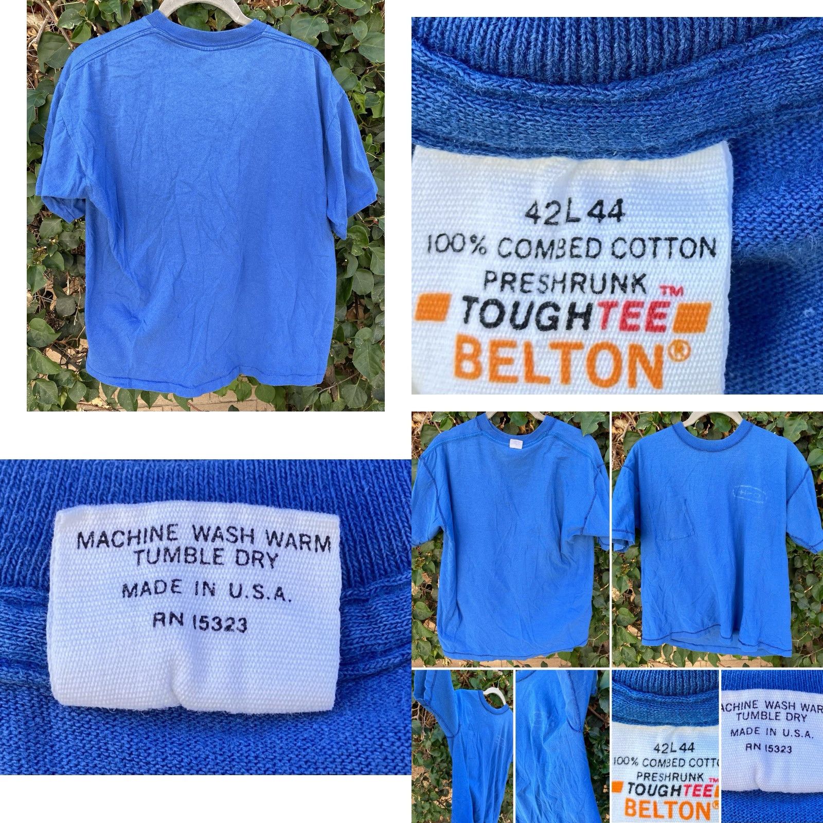 Vintage VINTAGE OSH Pocket Tee T-Shirt Blue L Men Small Stitch Since 1931 OSH Single Stitch Pocket Tee T-Shirt Orchard Suppy Hardware L Size US L / EU 52-54 / 3 - 9 Thumbnail