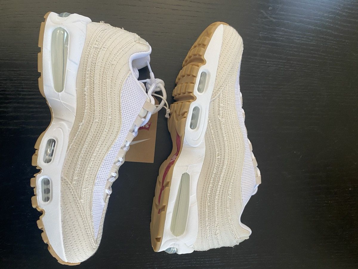 Nike X Levi’s Air Max 95 White Gym Red