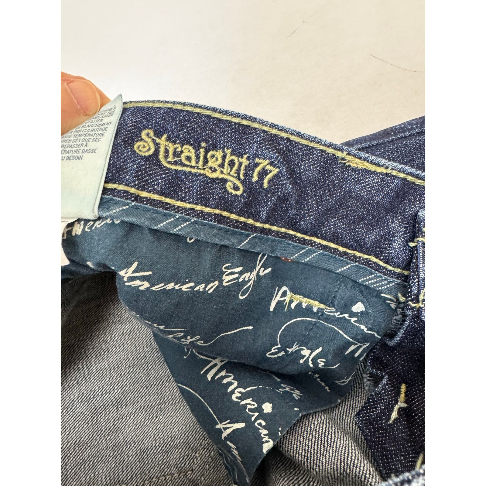 American Eagle Outfitters Vintage 90s Y2K low-rise American Eagle Jeans Straight 2 Size 26" / US 2 / IT 38 - 7 Thumbnail