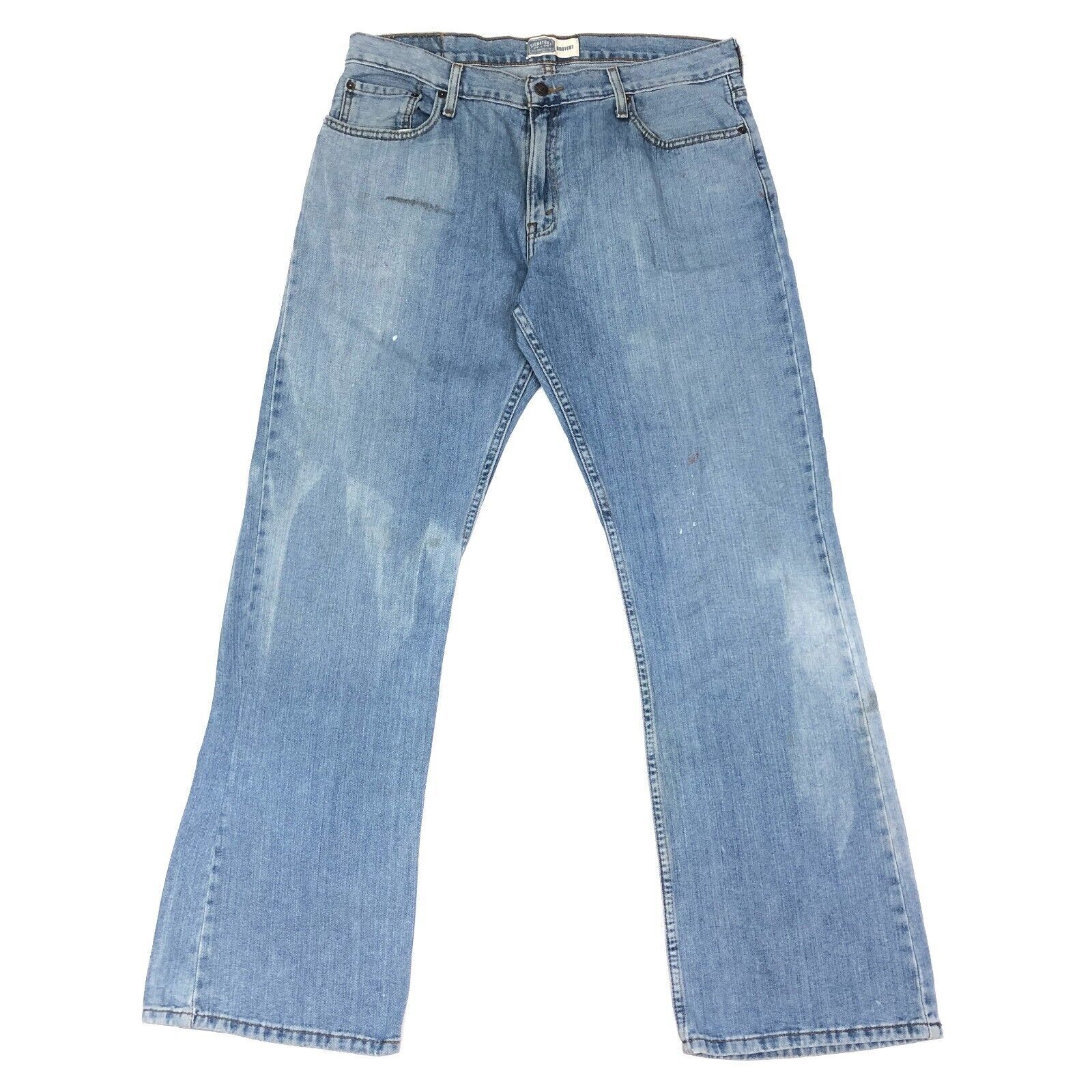 Levi's Levis Signature Bootcut Light Blue Jeans Pants Size 36x34 B2 Size US 36 / EU 52 - 1 Thumbnail