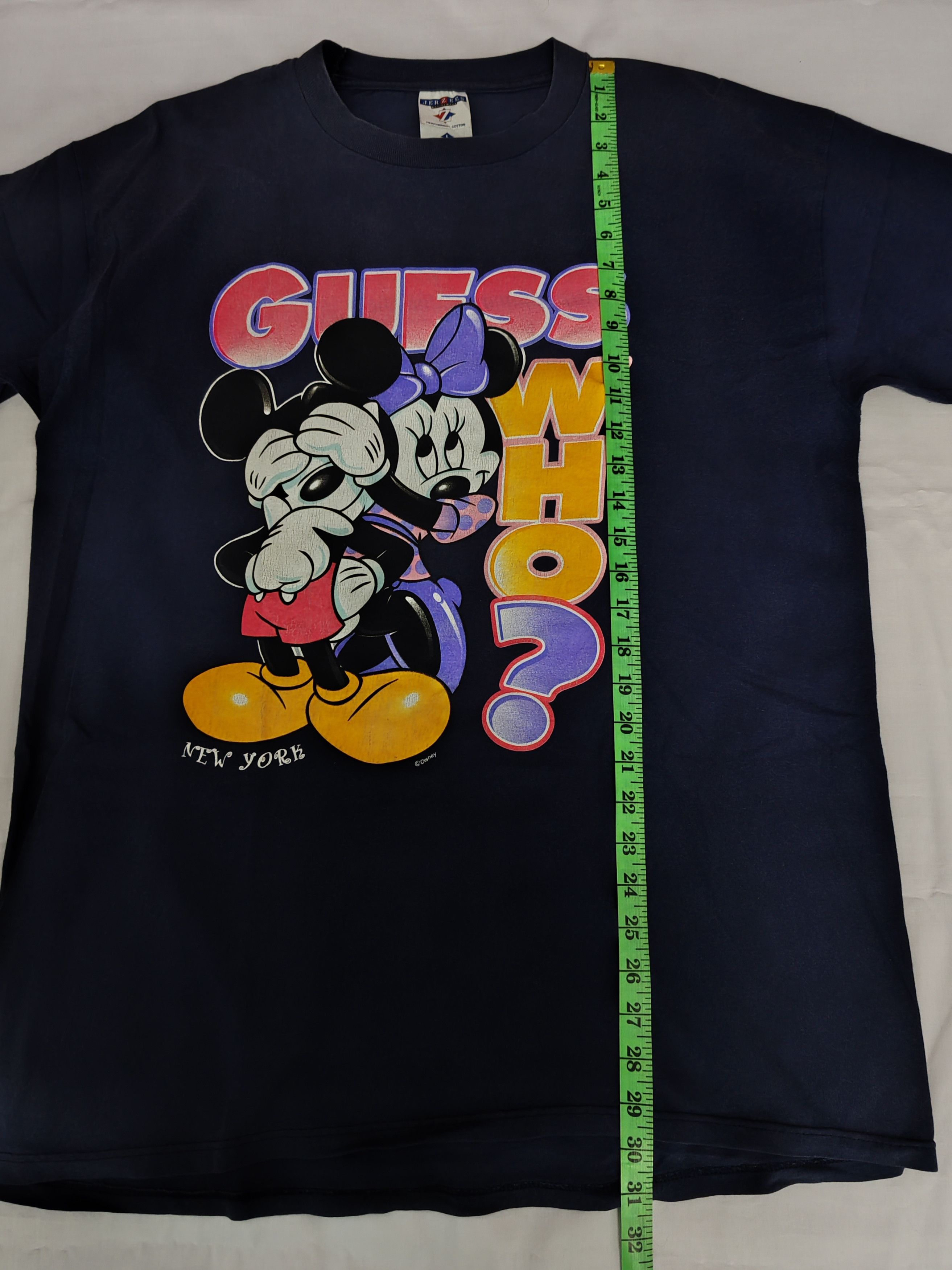 Disney Vintage Mickey Minnie Guess Who? Disney Tee Cartoons Size US L / EU 52-54 / 3 - 6 Thumbnail