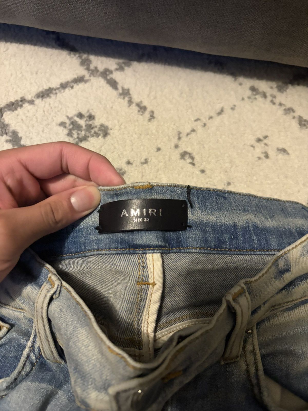 Amiri Amiri Black Patch Jeans Size US 32 / EU 48 - 5 Thumbnail