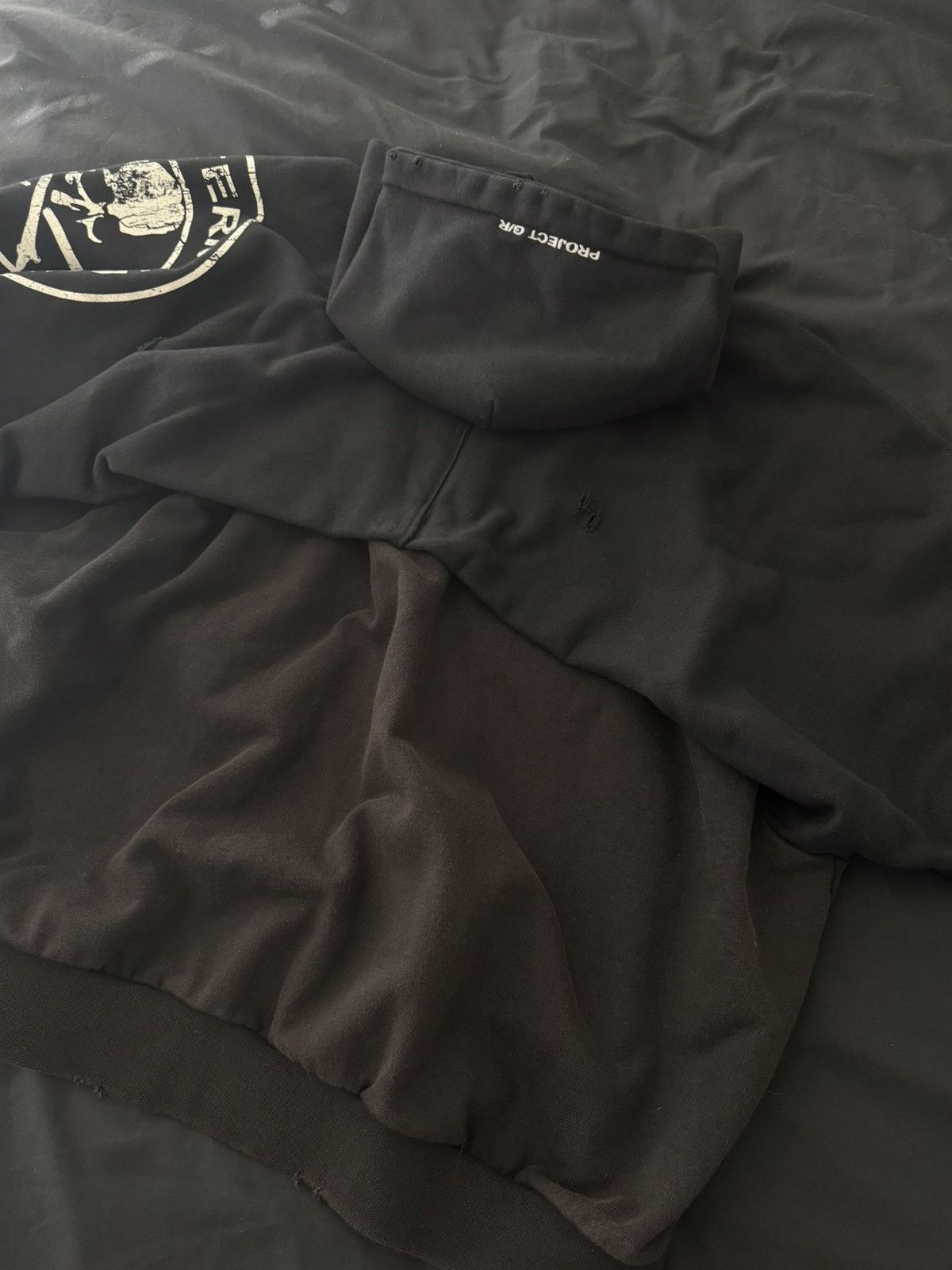 Mastermind Japan × PROJECT G/R Project G/R x Mastermind Japan Distressed Zip Hoodie Size US XL / EU 56 / 4 - 5 Thumbnail