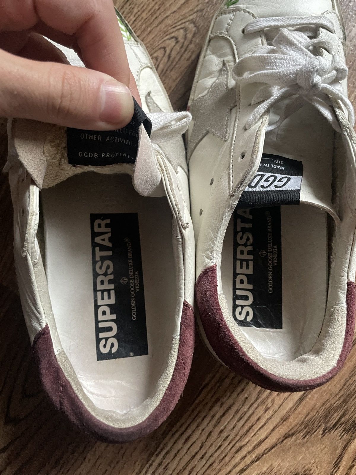 Golden Goose ❗️RARE ❗️ Golden Goose Superstar Floral Hand printed sneakers Size US 6 / IT 36 - 10 Thumbnail