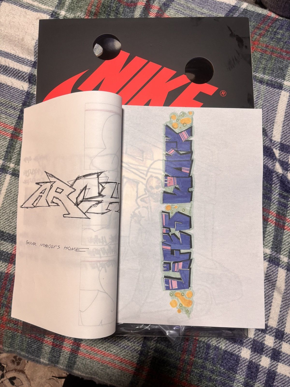 Nike × Off-White Virgil Abloh Archive x Air Jordan 1 Retro High OG 'Alaska' Size US 8 / EU 41 - 4 Thumbnail