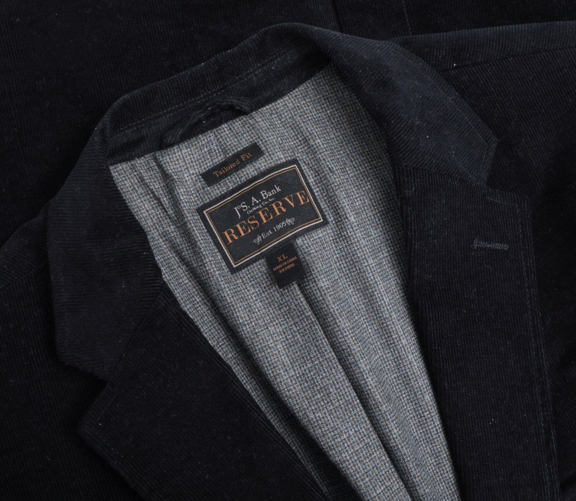 Jack Victor Jack Victor Prossimo Silk Wool Herringbone Blazer 46L Size 46L - 4 Thumbnail