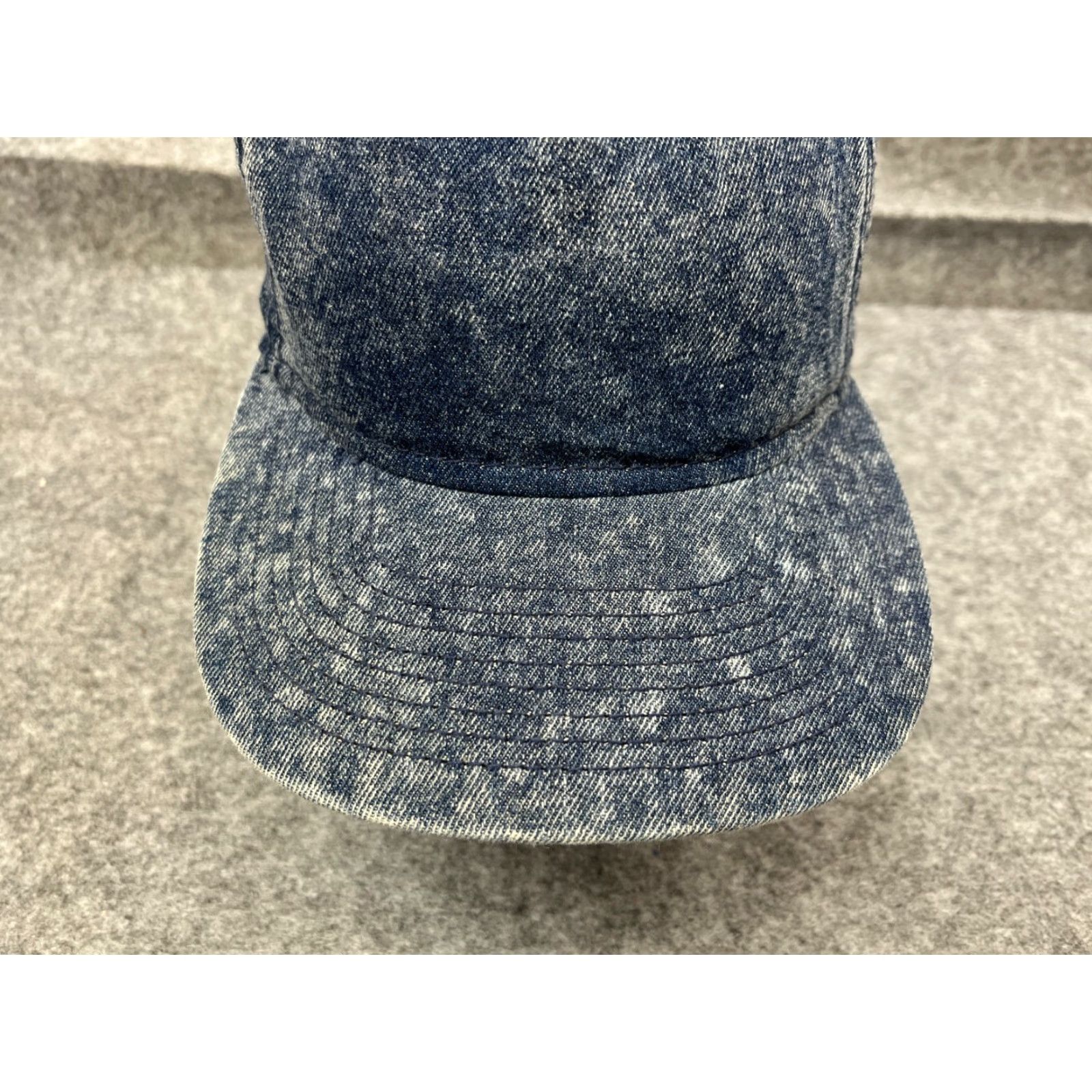 Vintage No Boundaries Hat Cap Snap Back Adult One Size Blue Denim 100% Polyester Adjustable Lightweight Baseball Cap Men Women Sun Beach Outdoor Casual Cap Size ONE SIZE - 3 Thumbnail