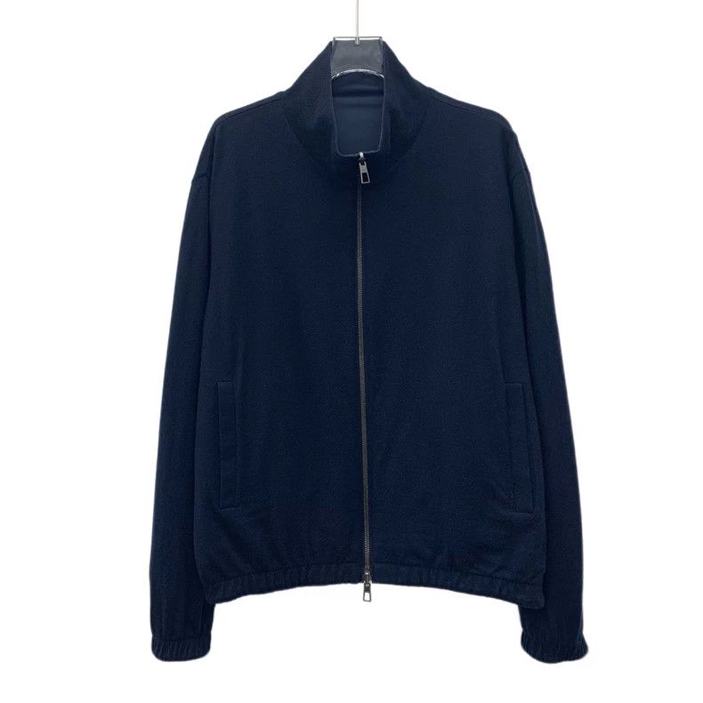 Loro Piana Loro Piana Dark blue stand-up collar zipper long-sleeved do Size US M / EU 48-50 / 2 - 1 Thumbnail