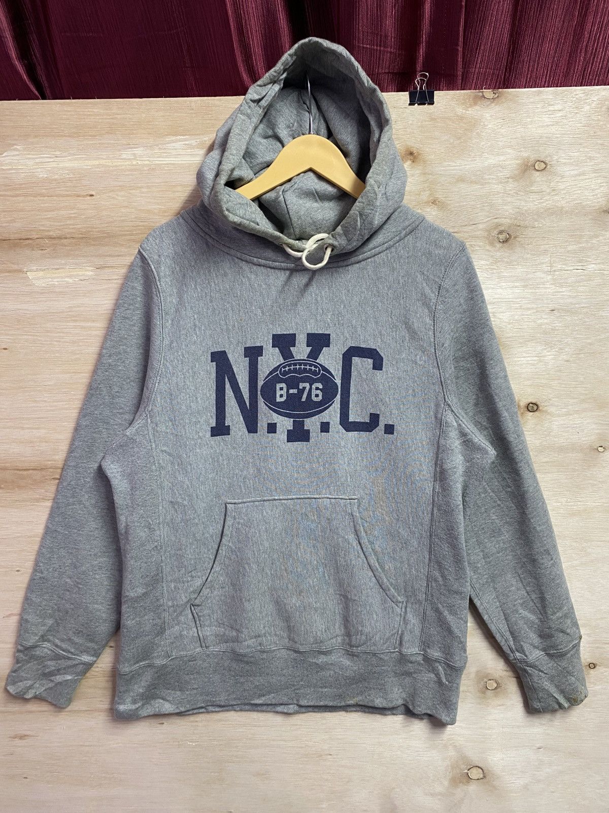 Beams x NYC Amarican football big logo hoodie