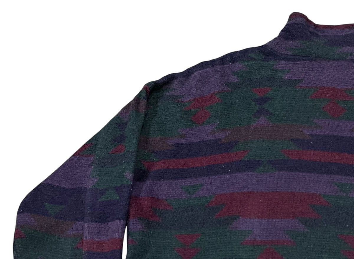 Billabong Vintage Billabong Native Design Turtleneck Fleece Jacket Size US L / EU 52-54 / 3 - 15 Thumbnail