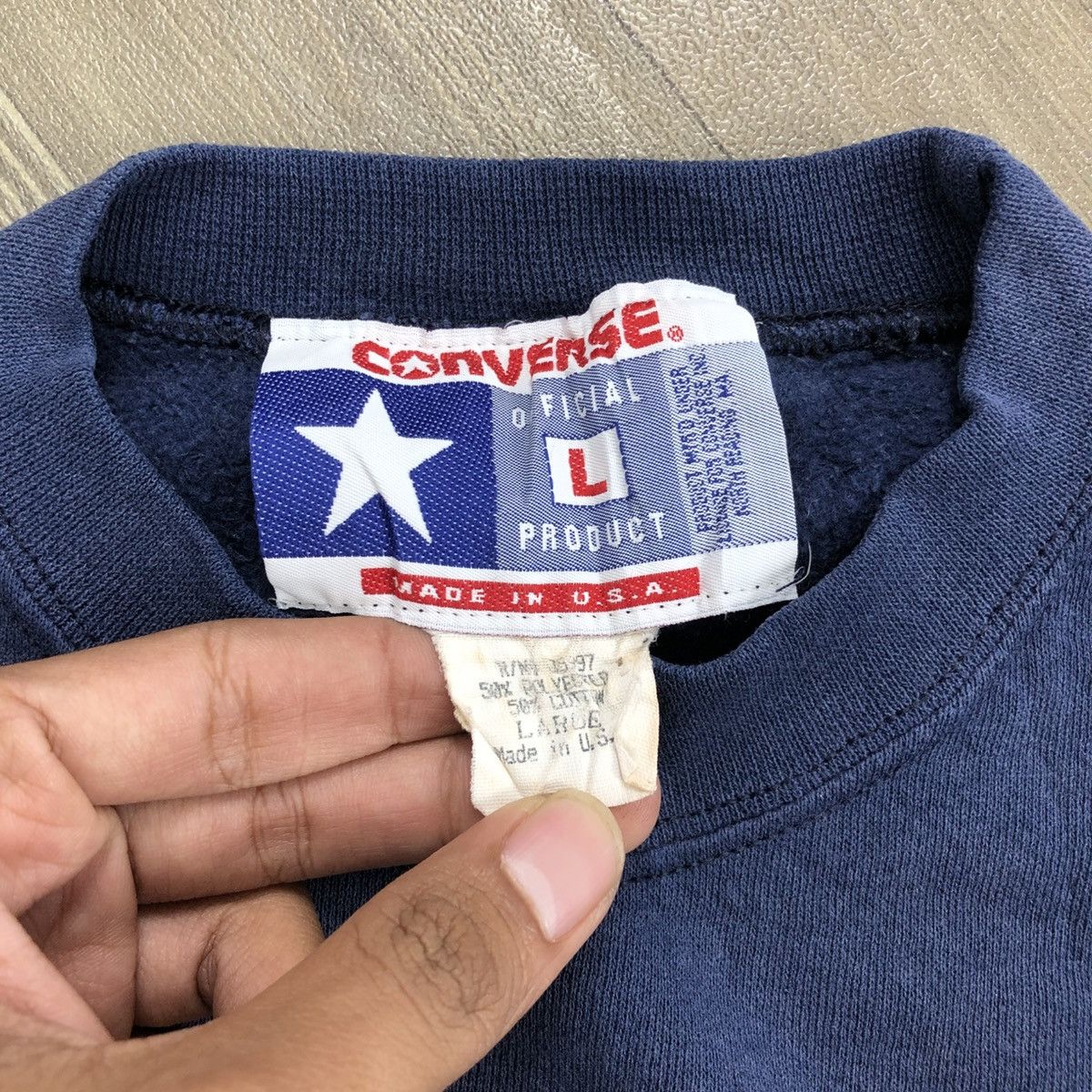 Converse × Vintage Rare Vintage Converse All American Made in USA Sweatshirt Size US XXS / EU 40 - 5 Thumbnail