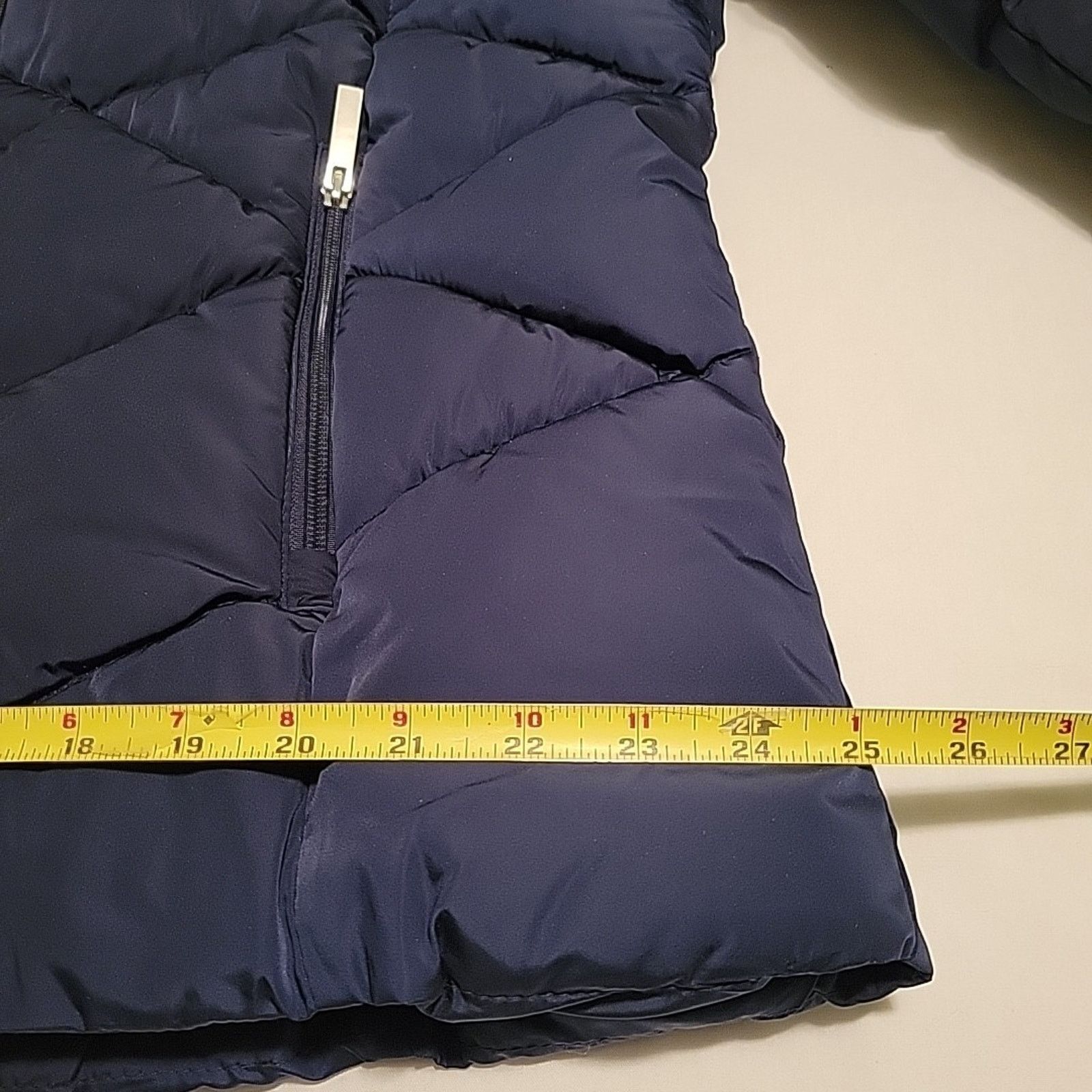 Tommy Hilfiger Tommy Hilfiger Winter Hooded Navy Blue Puffer Coat SZ XL Size XL / US 12-14 / IT 48-50 - 16 Thumbnail