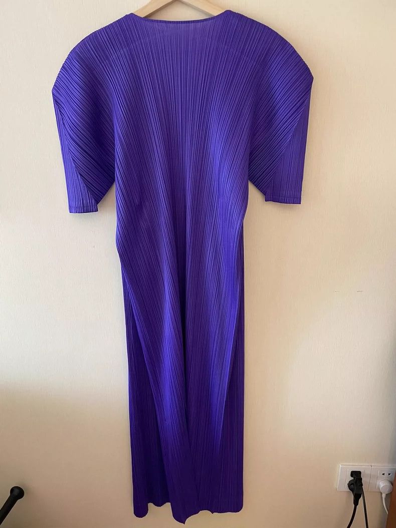 Issey Miyake Issey Miyake Purple dress Size XL / US 12-14 / IT 48-50 - 7 Thumbnail