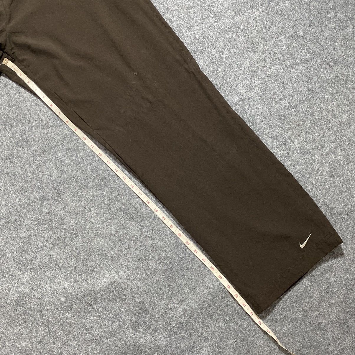 Nike × Vintage 2 item Nike Brown Pants Nylon 00s Swoosh Size US 36 / EU 52 - 12 Thumbnail