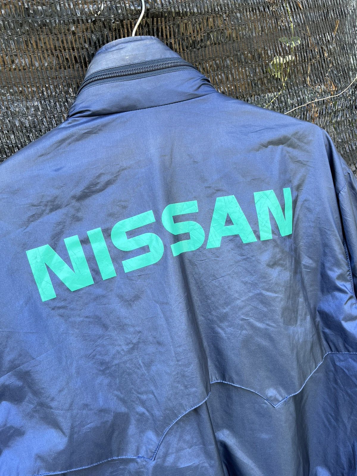 Formula 1 × Japanese Brand × Nissan 🔥Vintage Nissan Zipper Racing Jacket 90s Size US XL / EU 56 / 4 - 11 Thumbnail