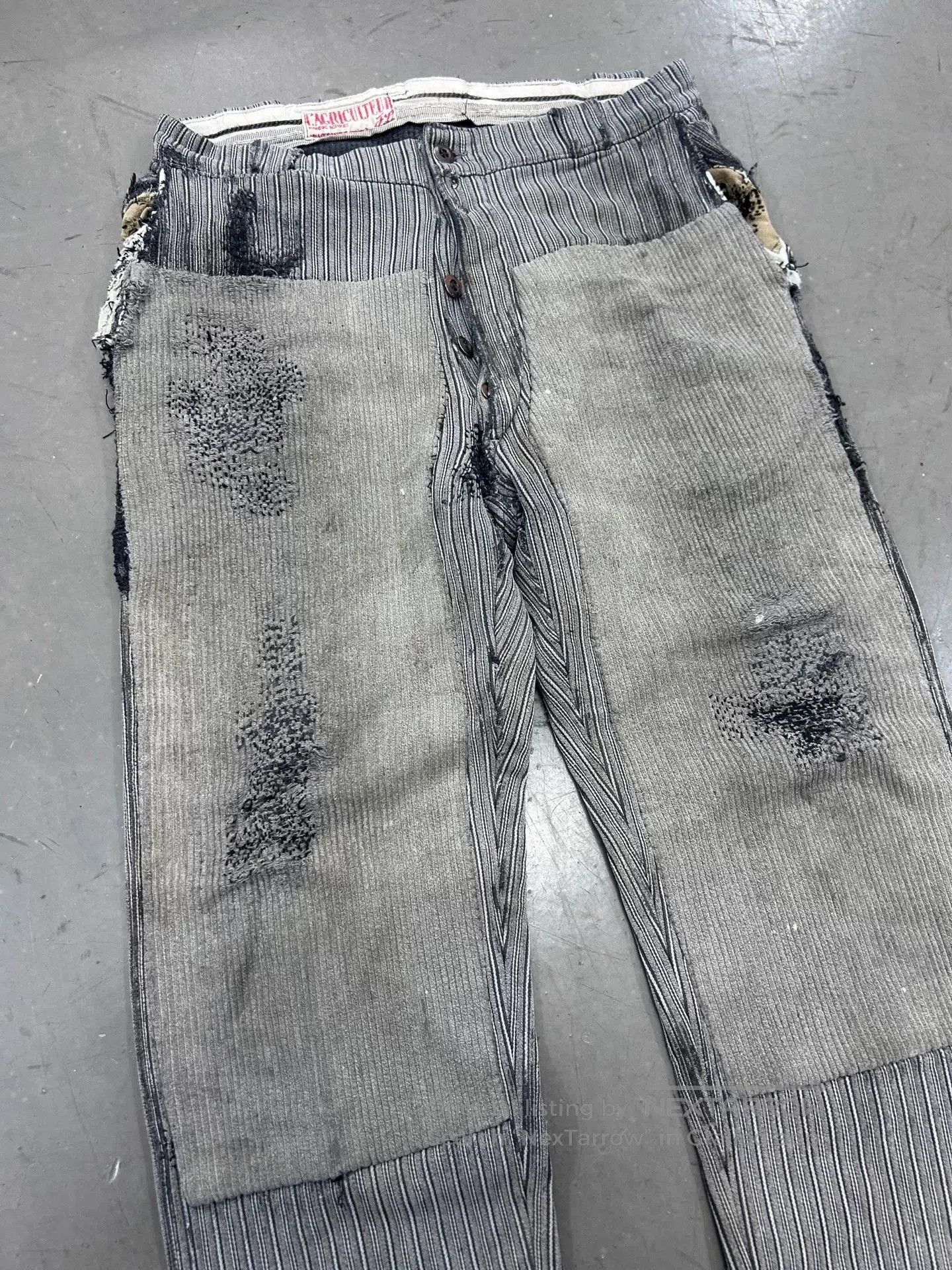 Vintage Vintage 30s French Work Pants. Size US 33 - 2 Thumbnail