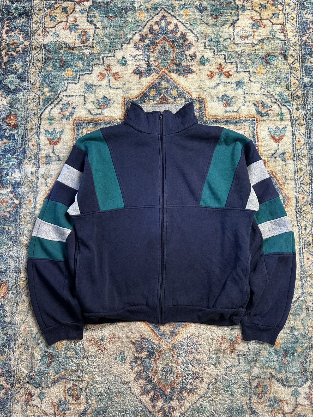 Vintage Vintage Footlocker Zip-up Sweatshirt Medium Size US M / EU 48-50 / 2 - 1 Thumbnail