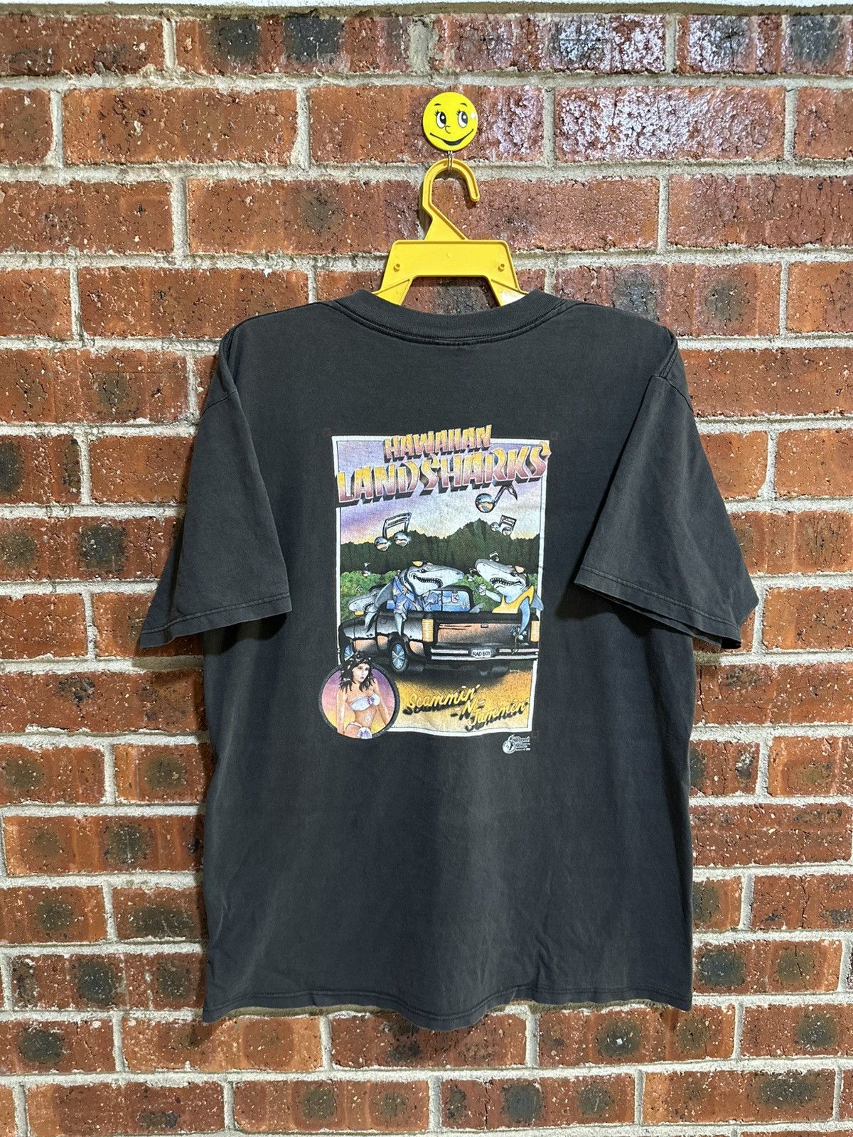 Vintage Hawaiin Land Sharks Sun Faded Tee