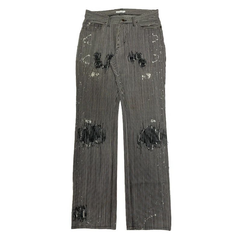 パンツ Number(N)ine hickory denim skinny pants Number(N)ine hickory denim skinny pants - メルカリ