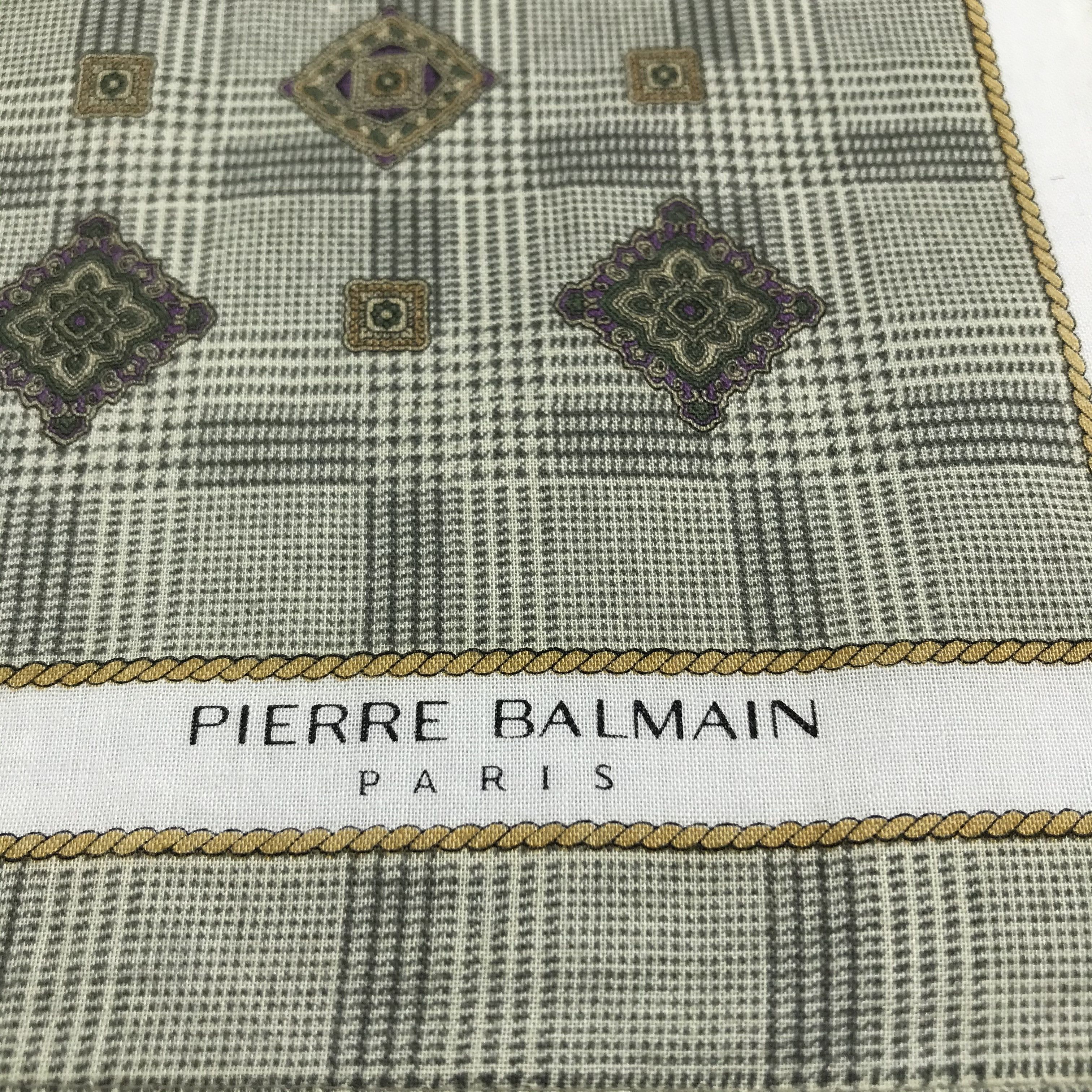 Pierre Balmain Pierre Balmain Handkerchief Neckerchief Bandana H1147 Size ONE SIZE - 3 Thumbnail