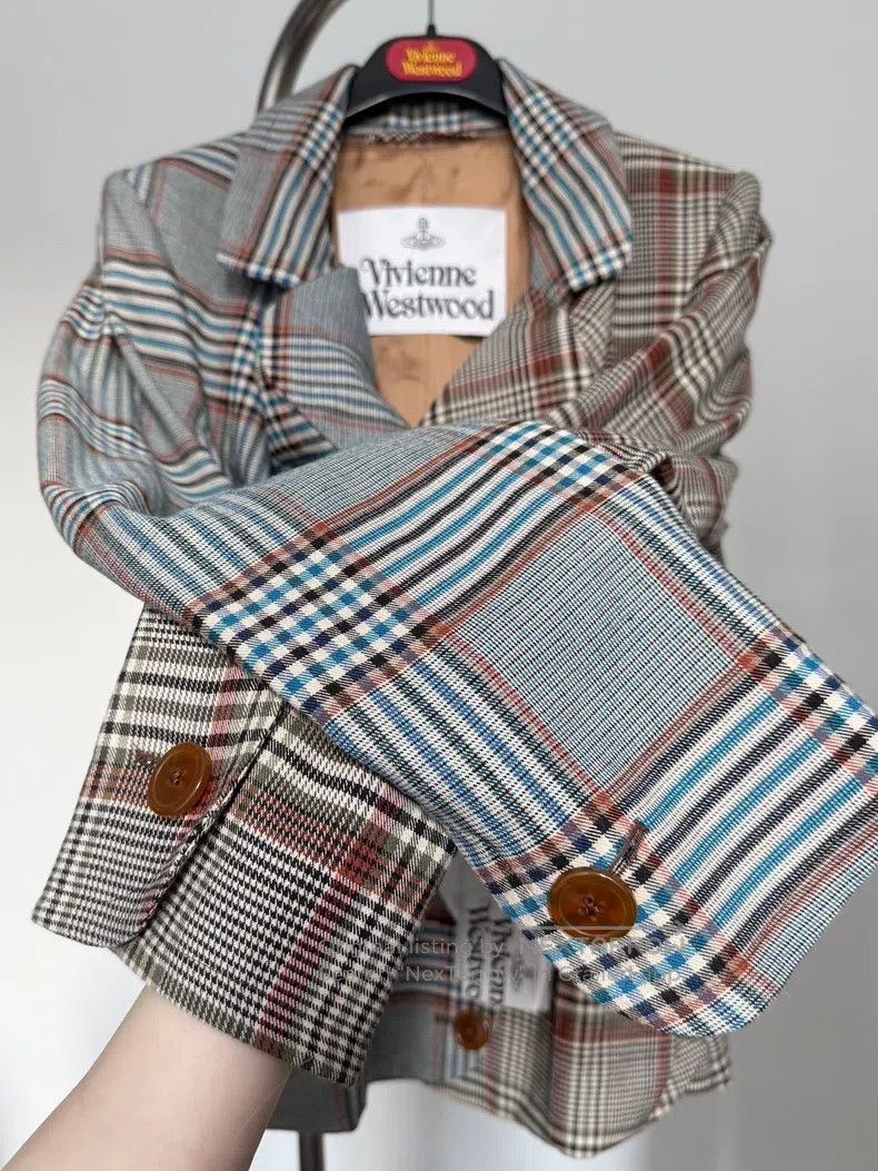 Vivienne Westwood Vivienne Westwood Vintage Alcoholic Jacket Tweed Blazer Size XS / US 0-2 / IT 36-38 - 7 Thumbnail